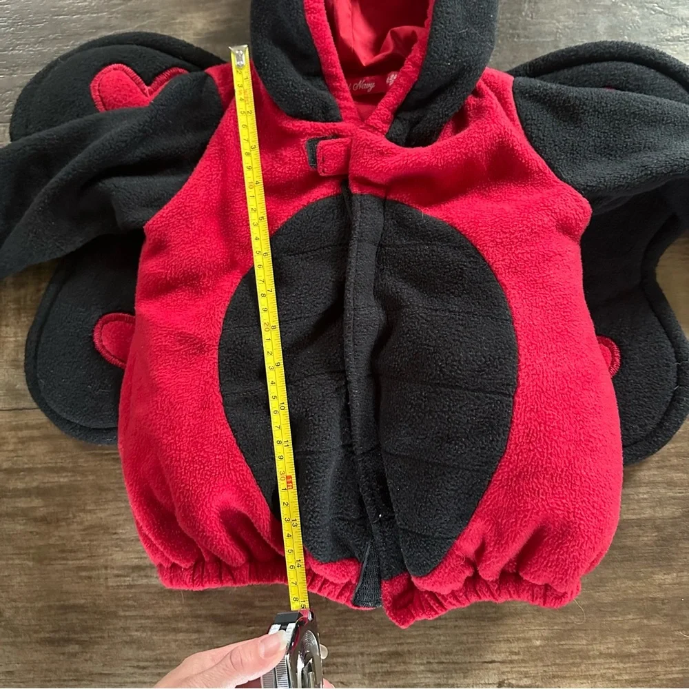 Old Navy fleece lady bug costume